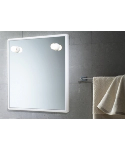 Specchio 55x60 con luci bianco