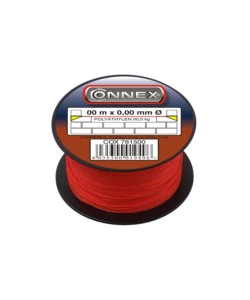 Spago per muratore in polietilene rosso  0,1 mm. 50 mt.