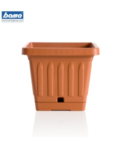 Vaso terra quadrato cm. 30 terracotta