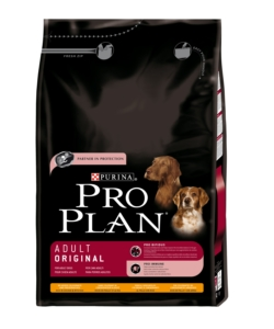 Pro plan adult origina - alimento secco per cane con pollo e riso - 3 kg.