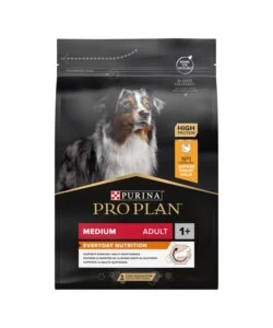 Crocchette per cani purina "pro plan" adulto di taglia media con pollo everyday nutrition 3 kg