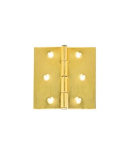 Cerniere quadre - 80 x 80 mm. - ottonato - 2 pz.