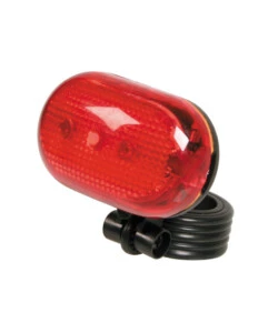 Fanale rosso posteriore 3 leds bici  92042