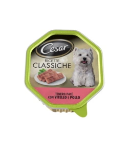 Cesar - umido per cani vitello e pollo 150 gr