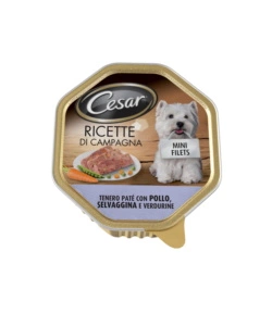 Cesar - umido per cani pollo selvaggina e verdure 150 gr