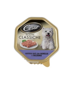 Cesar - umido per cani agnello e tacchino 150 gr