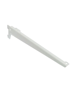 Reggimensole a 2 ganci angolate - 23 cm. - bianco