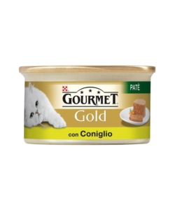 Gourmet gold pat - alimento umido per gatto con coniglio.