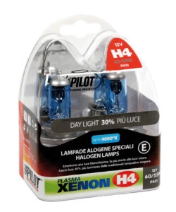 Coppia lampade h4 xenon 12v.60/55w pilot  58170