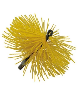 Scovolo ad elica per canna fumaria nylon con filetto 12 mm 4 fili, 150 mm.