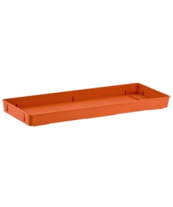 Sottovaso per vaso da giaridno gerani colore cotto, 60 cm