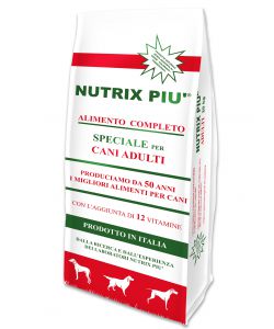 NUTRIX PIU' - CROCCHETTE SECCHE PER CANI ADULTI - 20 KG