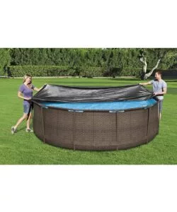 Telo di copertura per piscina fuori terra rotonda "steel pro" da 366 cm - bestway 58037