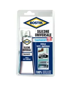 Bostik silicone universale trasparente blister - 60 ml