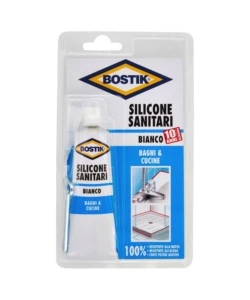 Bostik silicone sanitari bianco blister - 60 ml