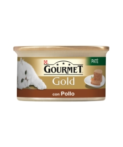 Gourmet gold pat - alimento umido per gatto con pollo.