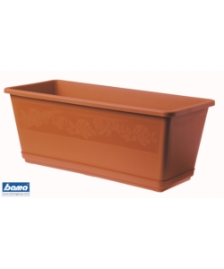 Fioriera balconella cm 40 c/sottovaso terracotta