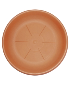 Sottovaso rotondo d.14 terracotta