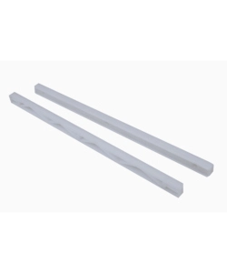 Guide per cassetto in plastica da avvitare - l. 340 x h. 16,5 mm. - bianco