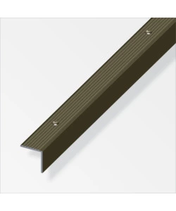 Profilo per scala 19x20  alluminio bronzo forato