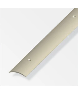 Coprisoglia 30x5 pvc beige-marr. forato - 1 metro.