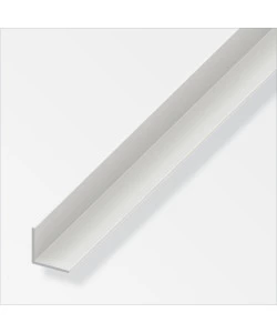 Angolare pvc bianco 20x20x1 - 1 metro.