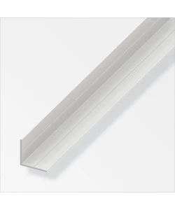 Angolare lati uguali 15.5x1 pvc bia - 1 metro.