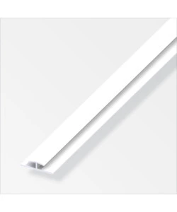 Profilo h 3.5 pvc bianco - 1 metro.