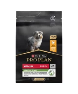 Crocchette per cani purina "pro plan" cucciolo di taglia media con pollo healthy start 3 kg