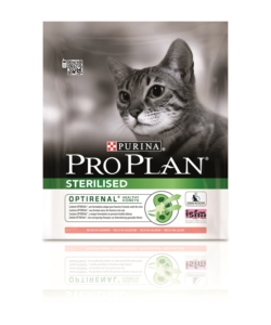 Pro plan sterilised - alimento secco per gatto con salmone - 400g.