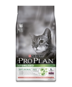 Pro plan sterilised alimento secco per gatto sterilizzato con salmone - 1,5kg.