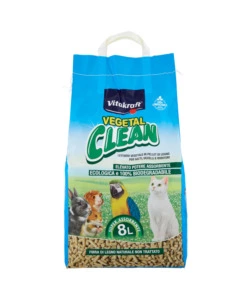 Lettiera per gatti vitakraft 'vegetal clean' 8 litri