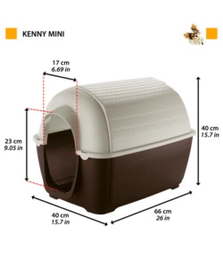 Cuccia per cani "kenny mini", 40x66x40 cm  - ferplast