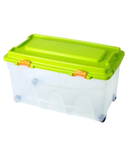 Contenitore in plastica con coperchio 'iperbox' lt. 85 80x40x45 cm - bama