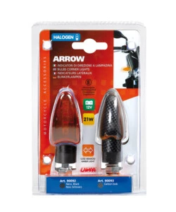 Coppia frecce carbon 'arrow' arancio  90093