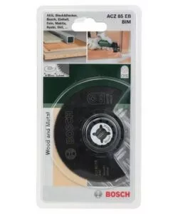 Lama a segmenti bim wood and metal per utensile multifunzione - bosch.