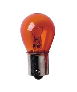 Coppia lampade 12v 15s 21w arancio  58065