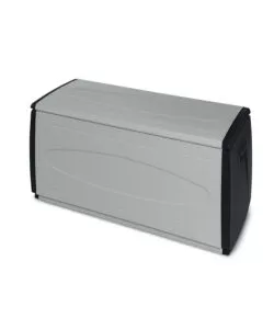 Baule multiuso da esterno 'box 120 qblack' grigio in polipropilene 120x54x57 cm