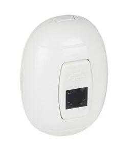 Fp oval presa telef. rj11 bianco