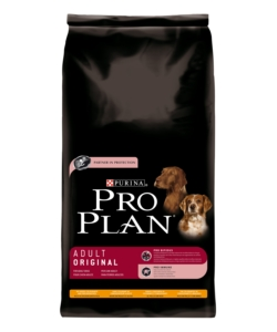 Pro plan  adult original  - alimento secco per cane con pollo e riso - 14 kg.