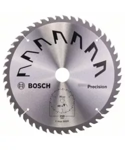 Lama per sega circolare "precision" 250x2x30 - 48 denti - bosch.