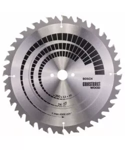 Lama per sega circolare 'construct wood' 350x30 - 24 denti - bosch.