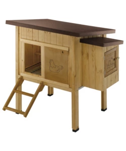 Casetta pollaio per galline 'hen house 10' in legno di pino,  124x98x110 cm - ferplast