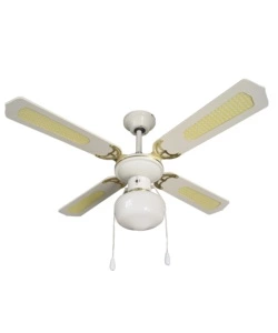 Ventilatore da soffitto armour&danforth colore bianco 230v 1 luce