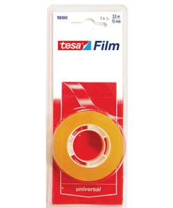 Film invisible transparent tape, 10m:19mm + 1 disposable dispenser