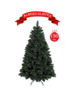 Albero di natale 'glisten' con 495 rami ad aggancio, 150 cm