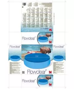 Copripiscina "fastset" cm 366 per piscina bestway 57112.