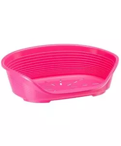 Cuccia da interno per cani e gatti 'siesta deluxe 2' fucsia, 49x36x17,5 cm - ferplast