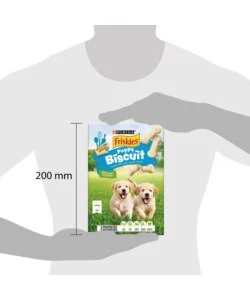 Biscotti per cani purina friskies 'puppy biscuit' per cuccioli di tutte le taglie con latte 350 gr