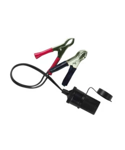 Presa corrente con clips batteria 12/24v  39057